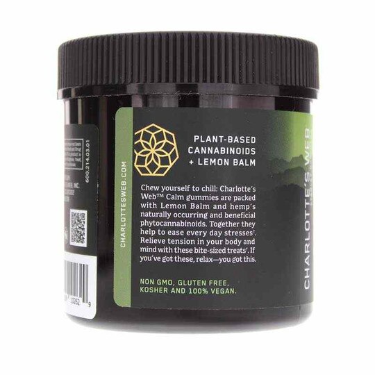 Hemp Extract-Infused Gummies Calm Lemon Lime Flavor, CW